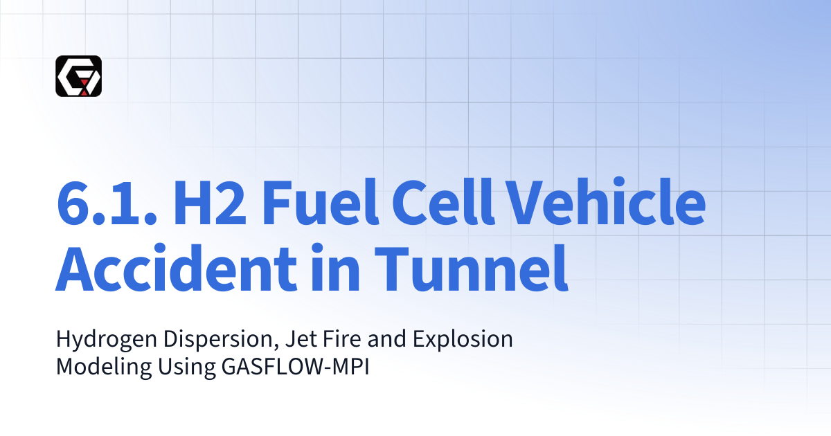 6.1. H2 Fuel Cell Vehicle Accident in Tunnel | GASFLOW Documentation